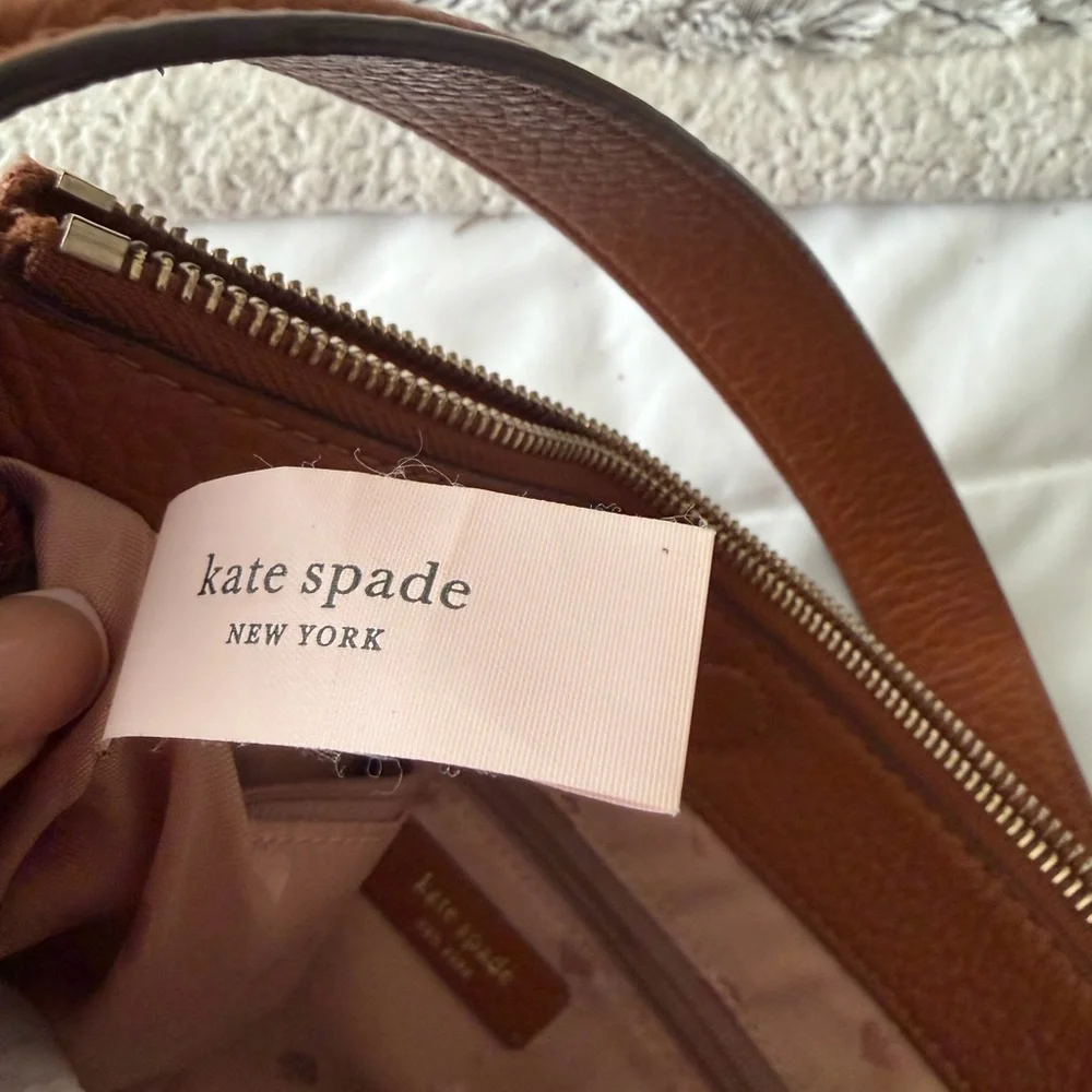 Kate Spade Cognac Leather Shoulder Bag - Picture 7 of 7